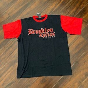 Dead Stock Vintage Y2K Brooklyn Xpress Embroidered Color Block T-shirt Men’s XL
